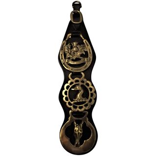Old English Horse Brasses Strap