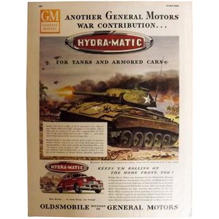 OLDSMOBILE 1945 Original Full Page Advert - 