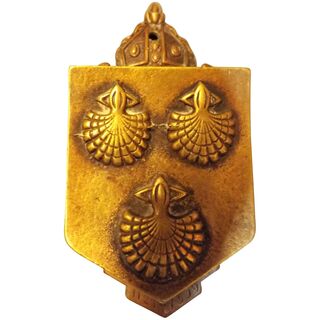 Old English Souvenir Door Knocker 'READING ABBEY' - 1919