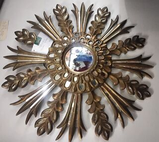 VINTAGE Peruvian Colonial Style SUN MIRROR