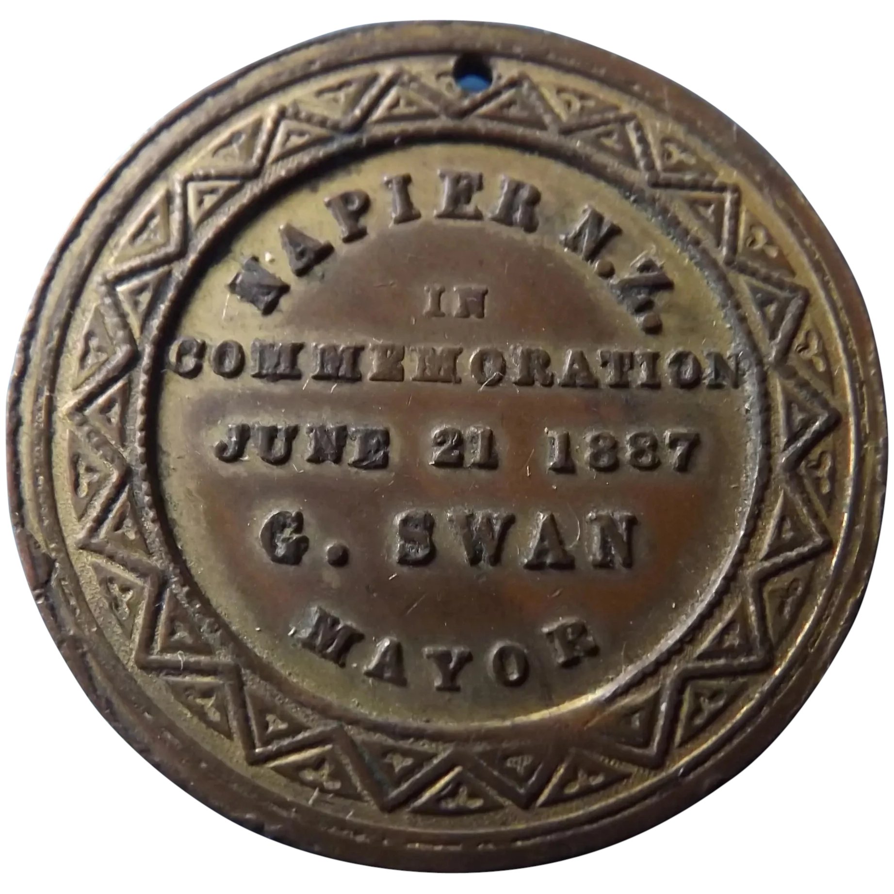Queen Victoria 1887 Jubilee New Zealand Commemorative Medal