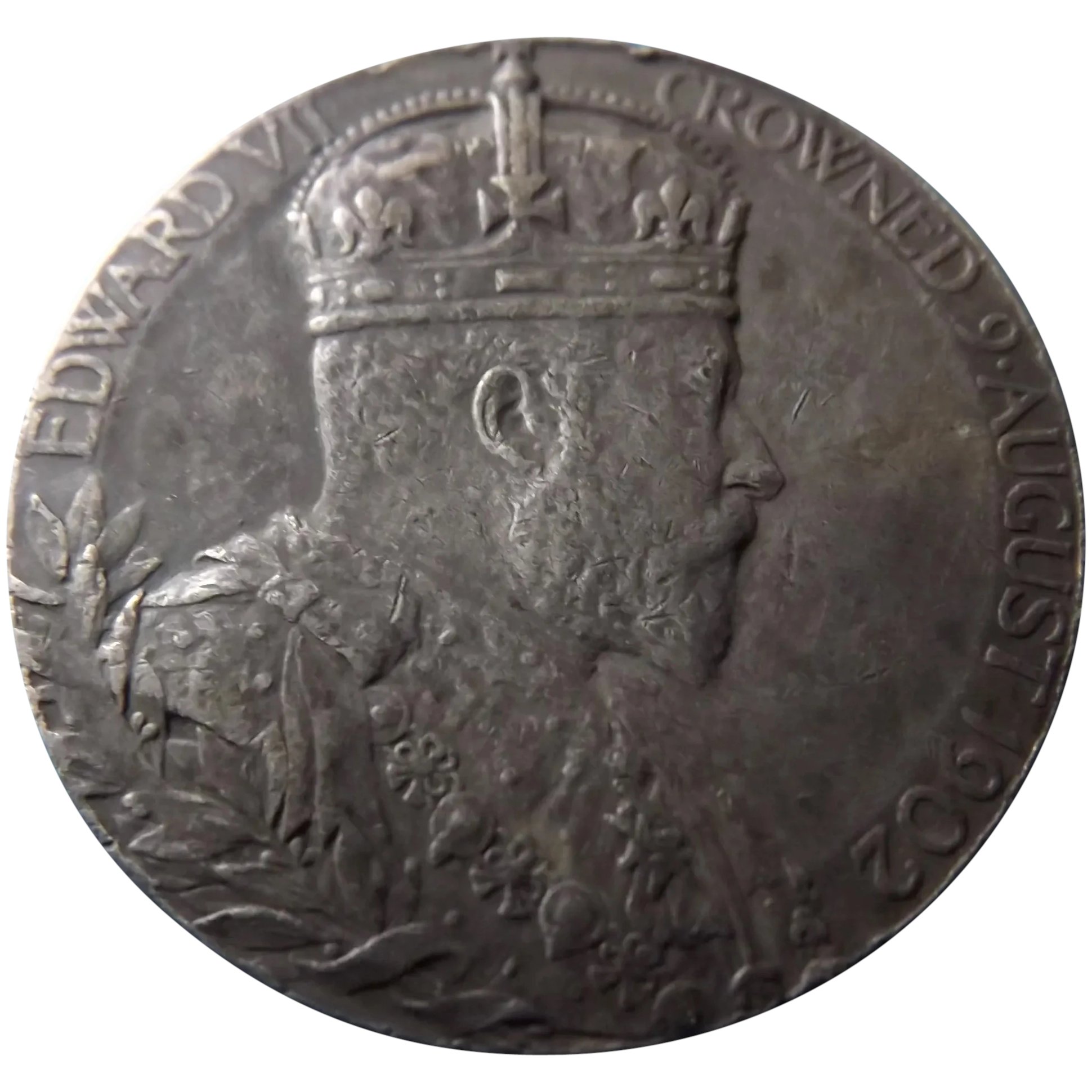 Silver Coronation Medal Coronation Kind Edward VII 1902
