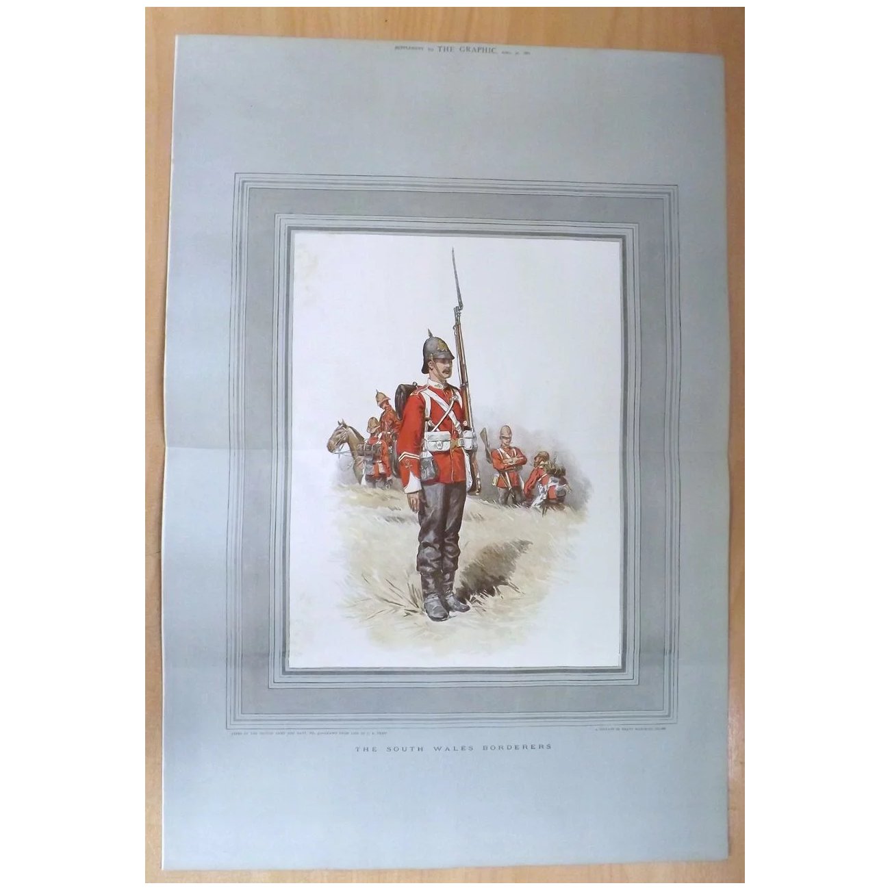 The South Wales Borderers - The Graphic 1887