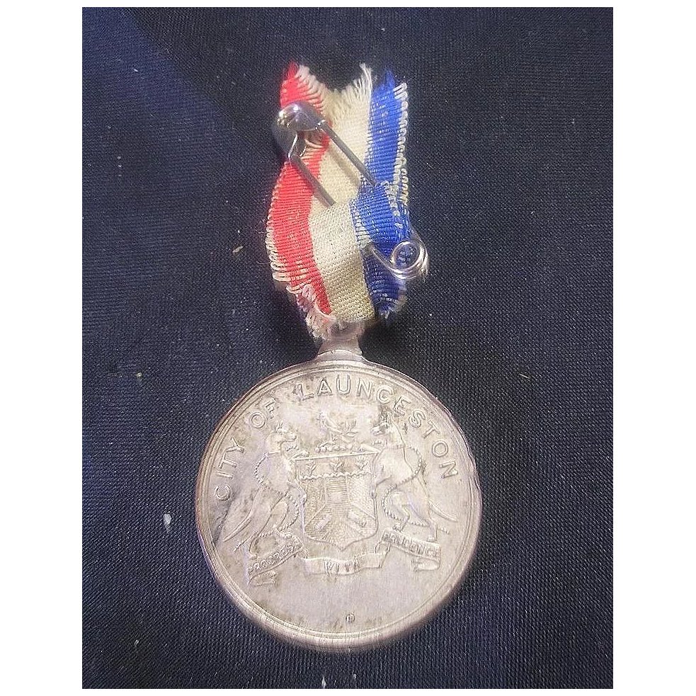 1937 Coronation George V1 Commemorative Medallion - Launceston, Tasmania