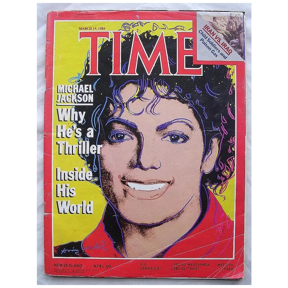 Michael Jackson COVER Time Magazine March 19 1984