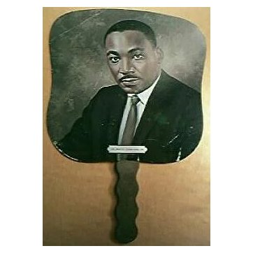 Vintage Martin Luther King, Negro Funeral Home Advertising Fan