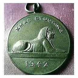 WW11 Christmas Stocking Medallion Egypt 1942