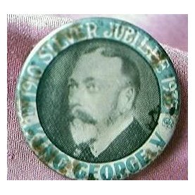 1935 Silver Jubilee Badge King George V