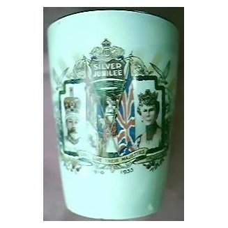 1935 King George V & Queen Mary Silver Jubilee Beaker