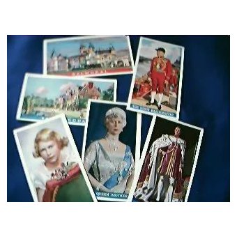 Cigarette Card Set Coronation of Their Majesties