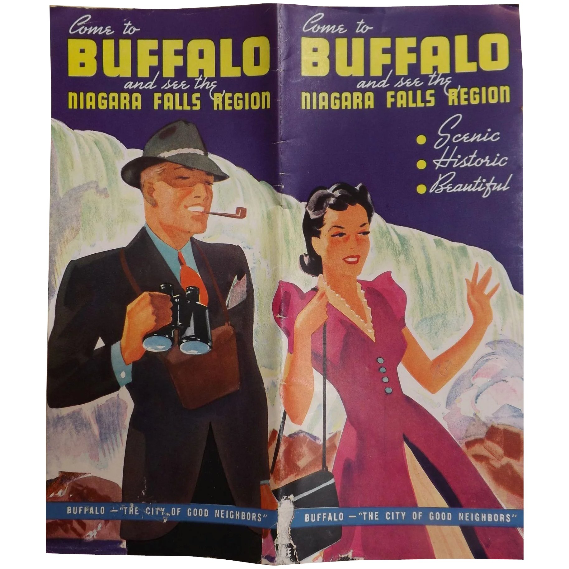 Buffalo & Niagara Falls Tourist Brochure - Circa 1950