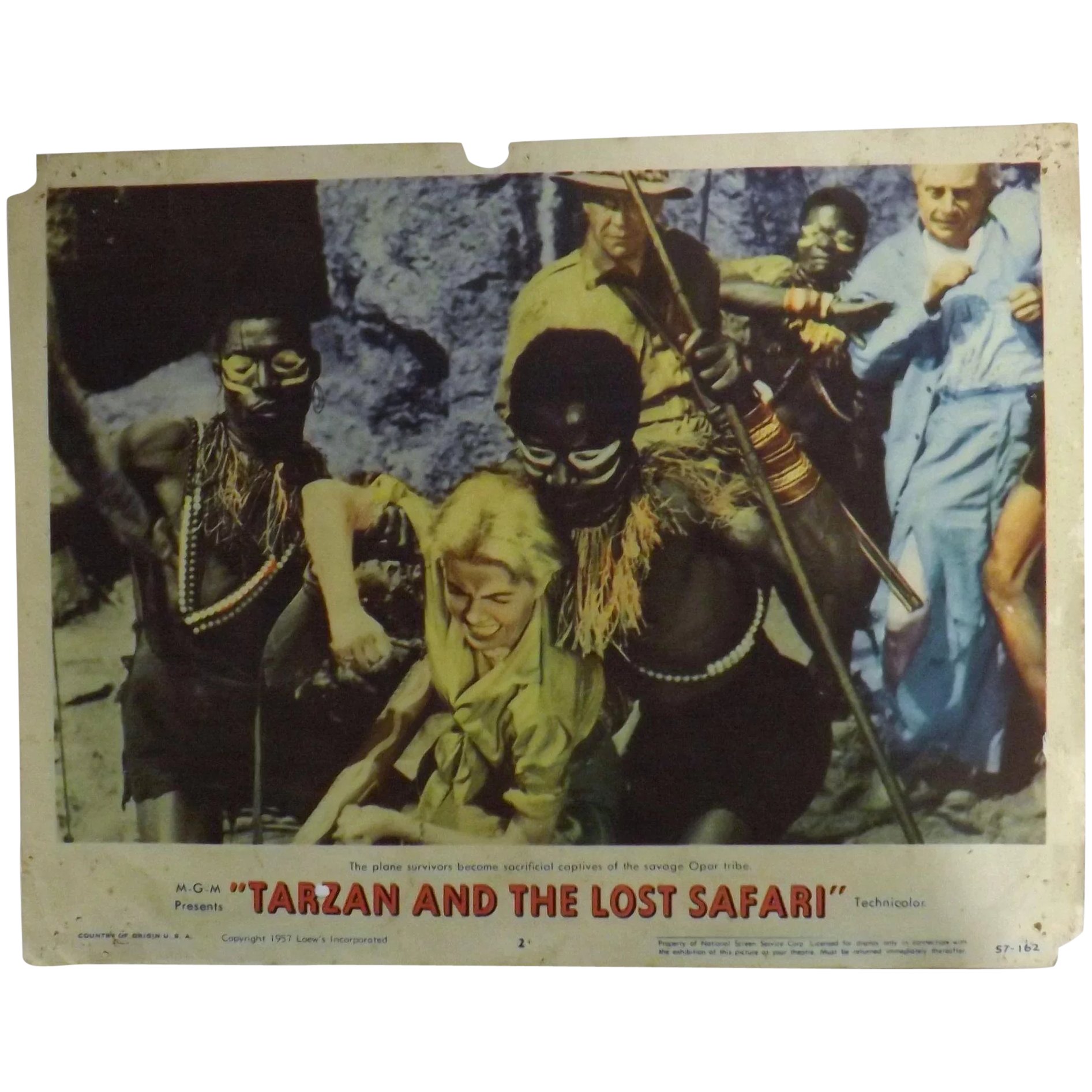 TARZAN and The Lost Safari - 3 Lobby Cards