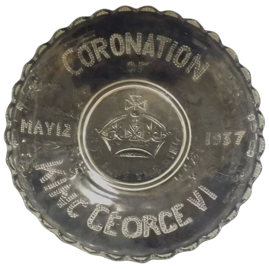 Coronation King George VI Glass Bowl - May 12th1937