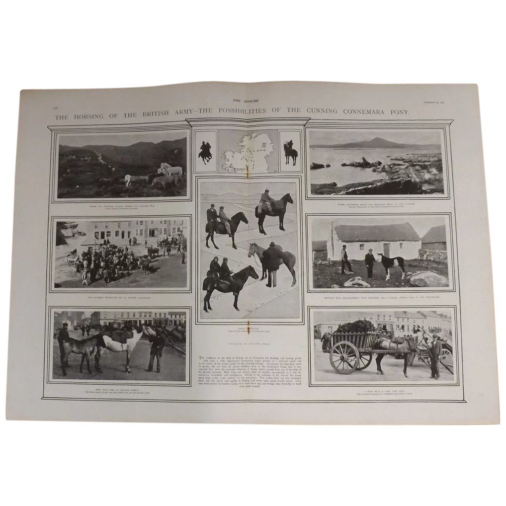 Original Page 'The Horsing Of The British Army' - The Sphere Dec.1900