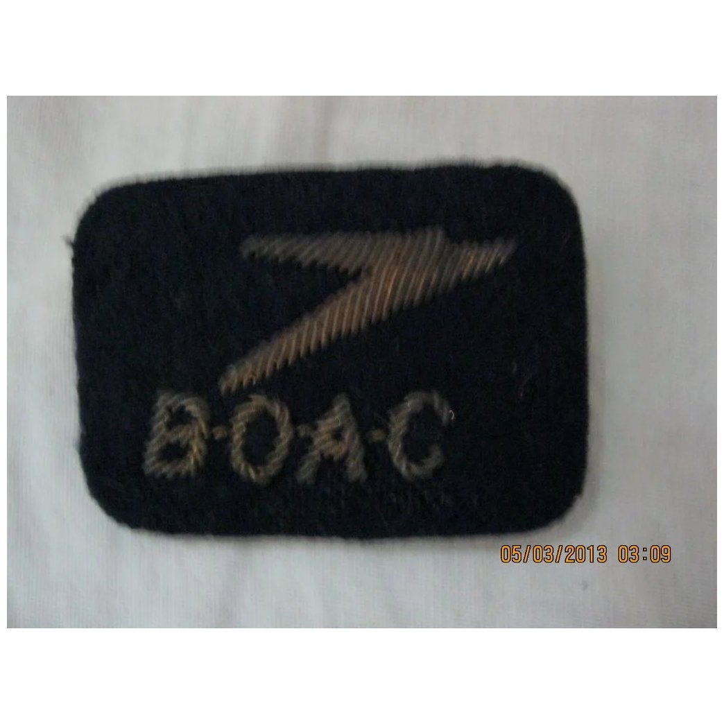 BOAC Cloth Badge