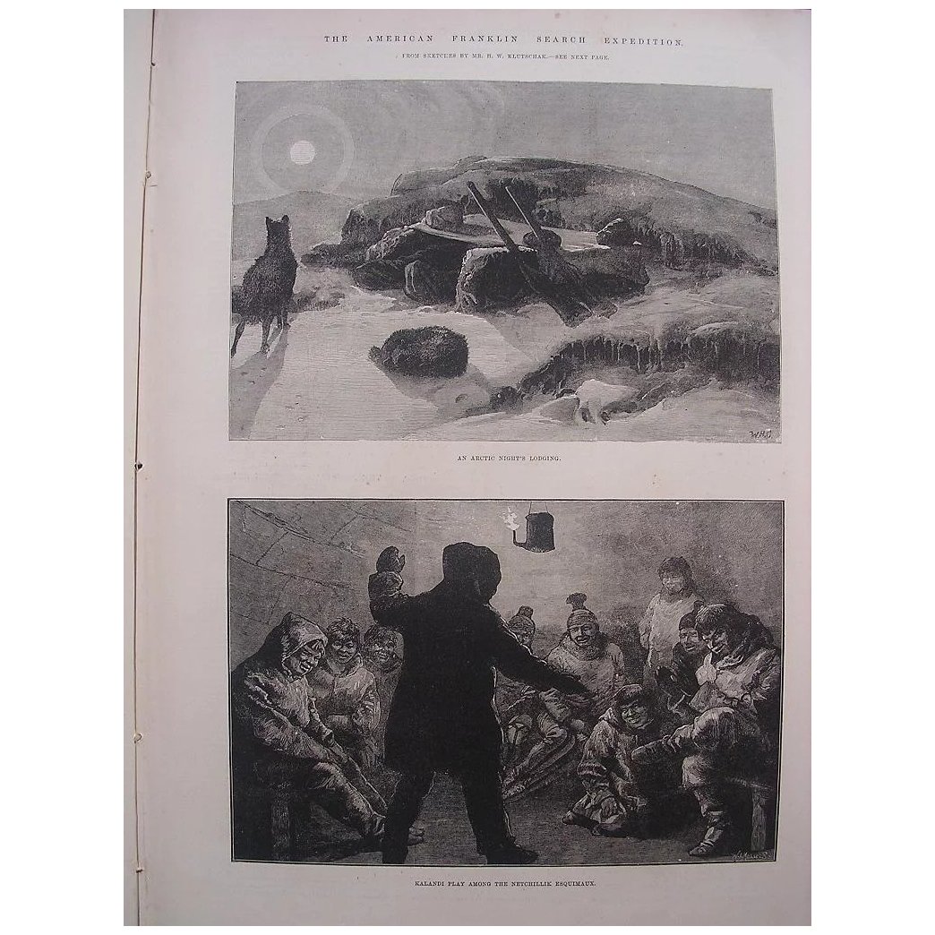 'The American Franklin Search Expedition' - Illustrated London News Feb. 26 1881