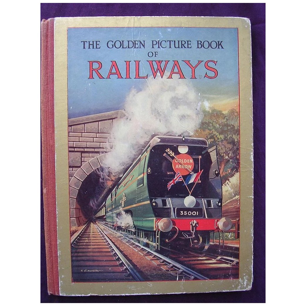 The Golden Picture Book of RAILWAYS 1955