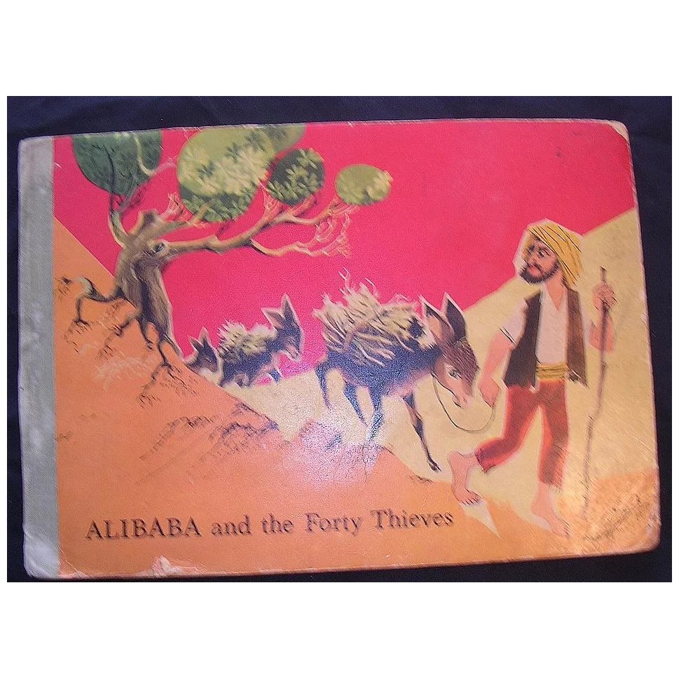 1960 Pop-Up Book ALIBABA & The Forty Thieves
