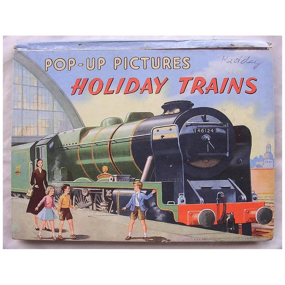 POP-UP Pictures of Holiday Trains Circa 1950
