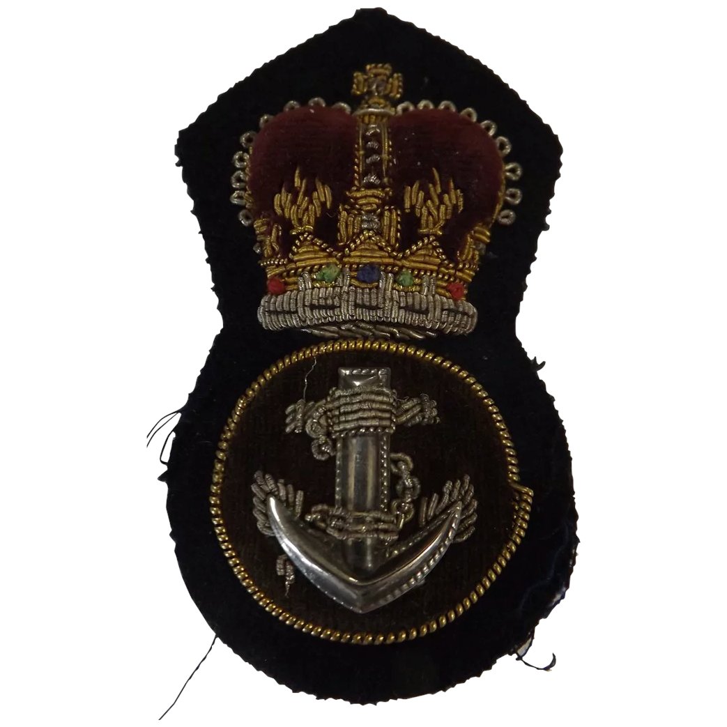 British Royal Navy Cap Insignia - Petty Officer