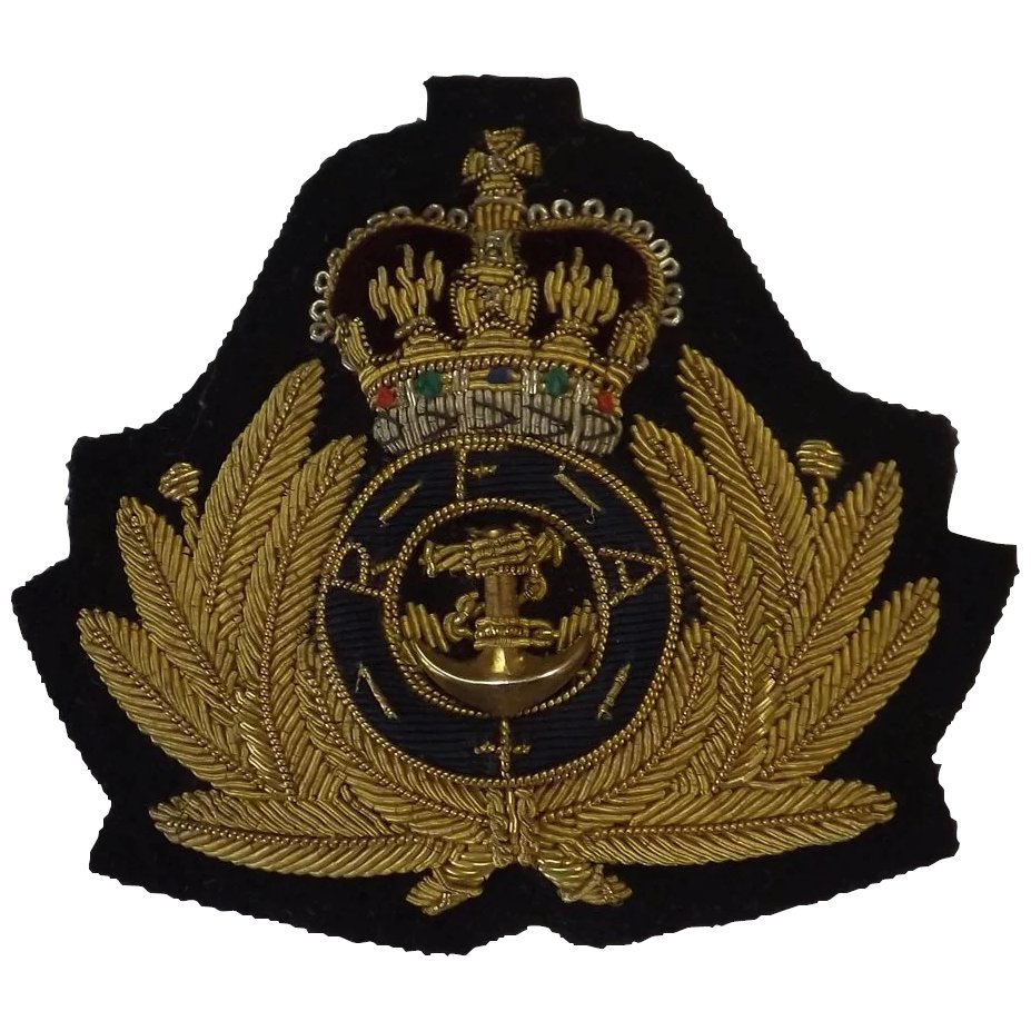 British Royal Navy Royal Fleet Auxiliary Cap Insignia