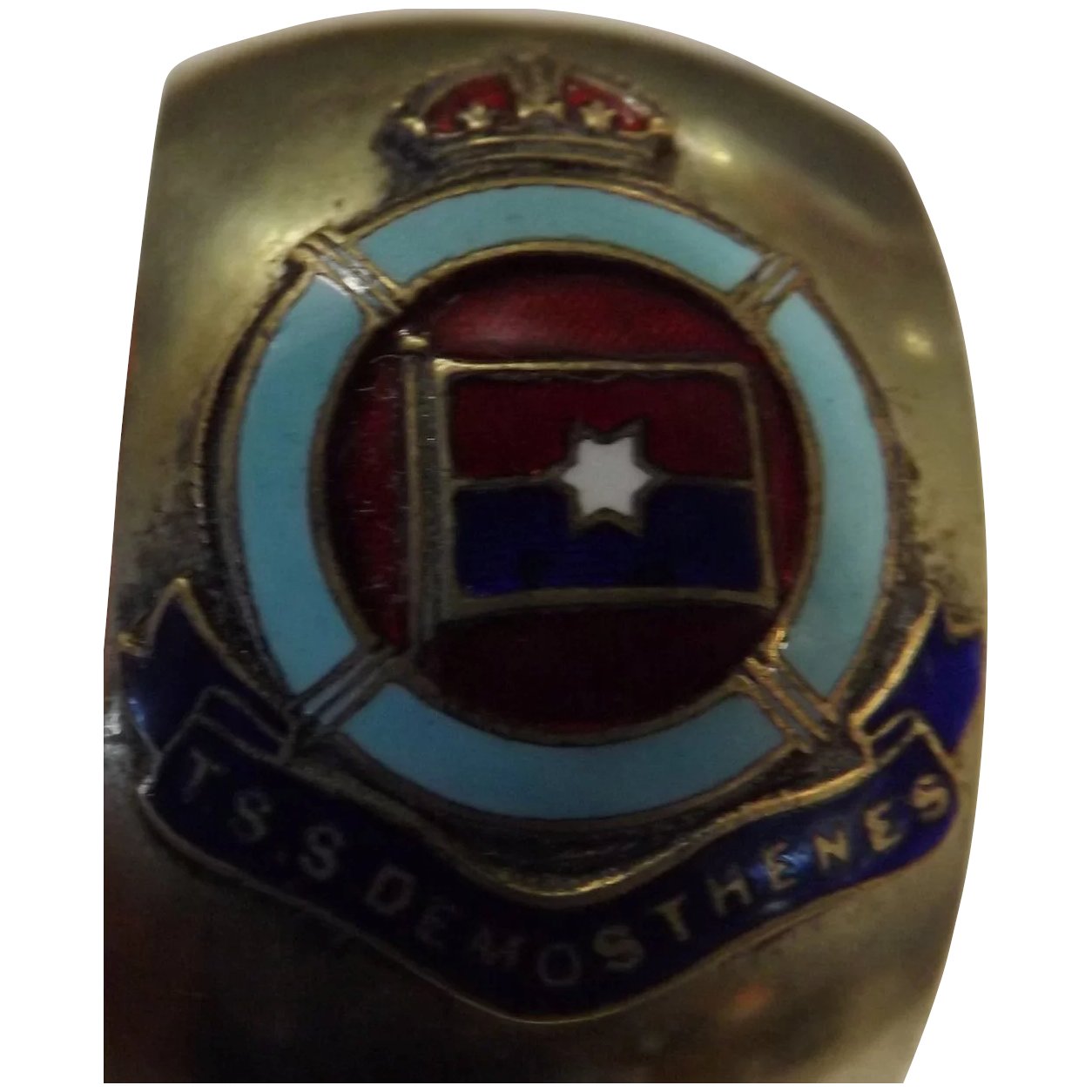 TSS Demostenes Souvenir Napkin Ring