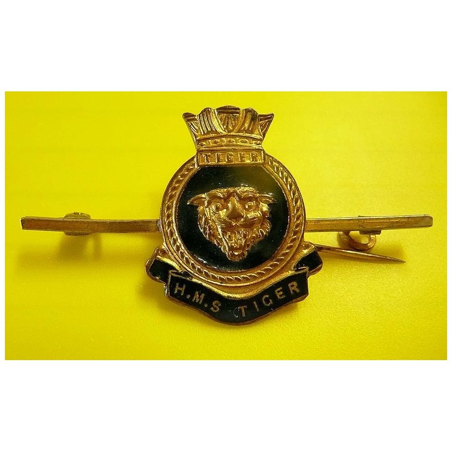 Royal Navy - H.M.S TIGER - Tie Pin Clip