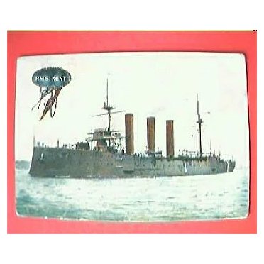 Vintage British Naval Postcard 