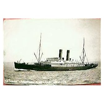 Vintage British Shipping Line Postcard S.S. MAGIC