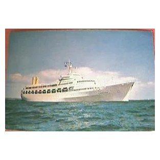 S.S. Canberra Shipping Line Postcard 1965
