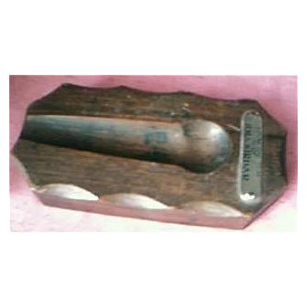 H.M.S. Sirdar Teak Pipe Rest Circa1934