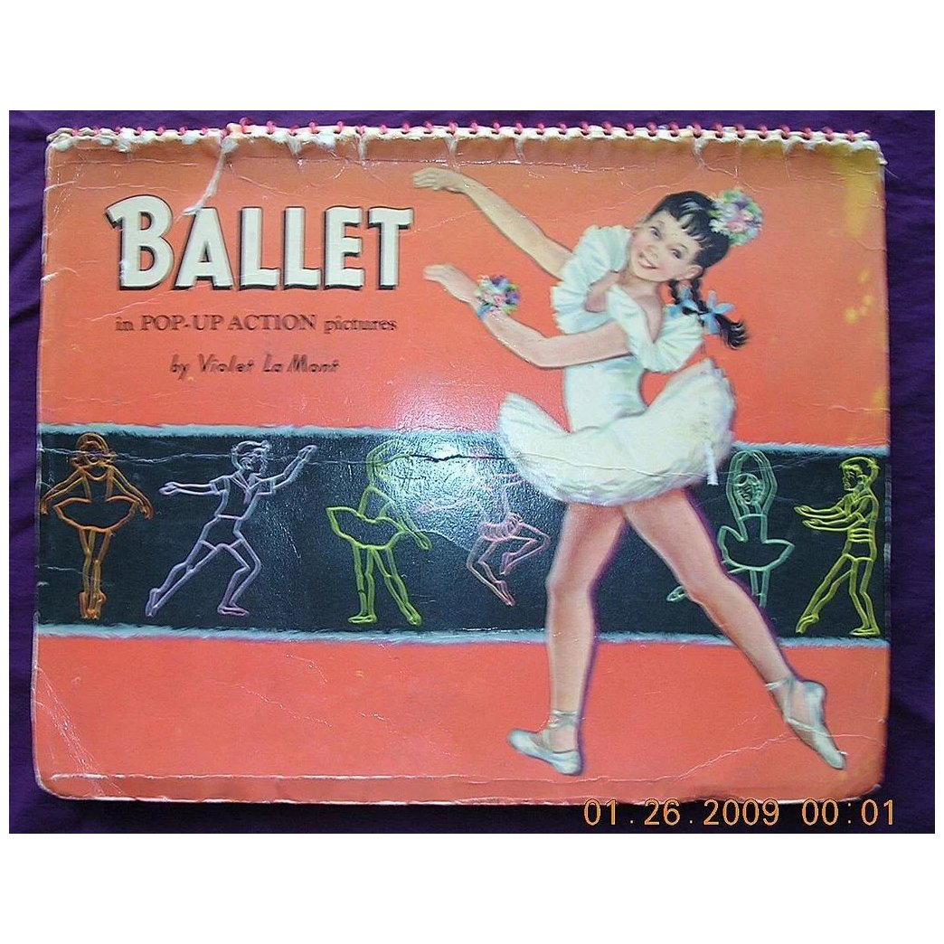 Vintage 1953 BALLET Pop-Up Book