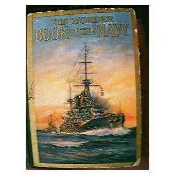 Vintage 1917 Wonder Book of The Navy