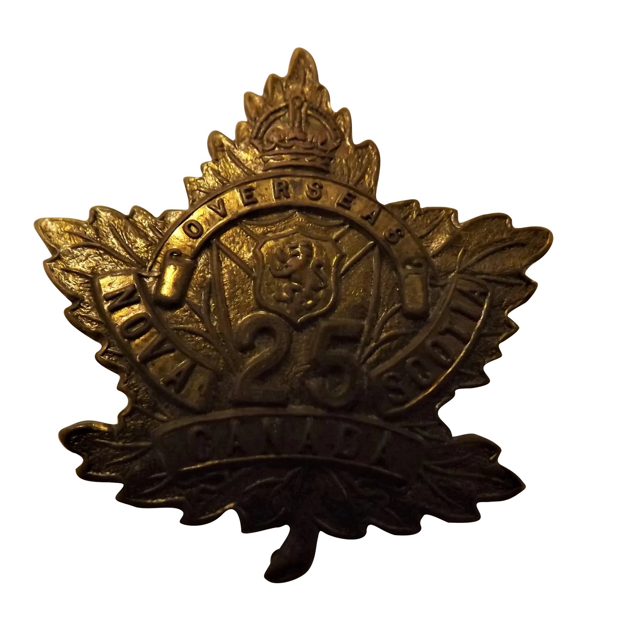Canada World War One Army Badge - Nova Scotia 25th Overseas Battalion