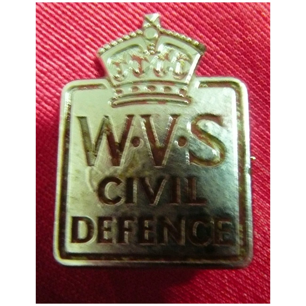 WWII Badge - Women's Voluntary Service for Civil Defense.