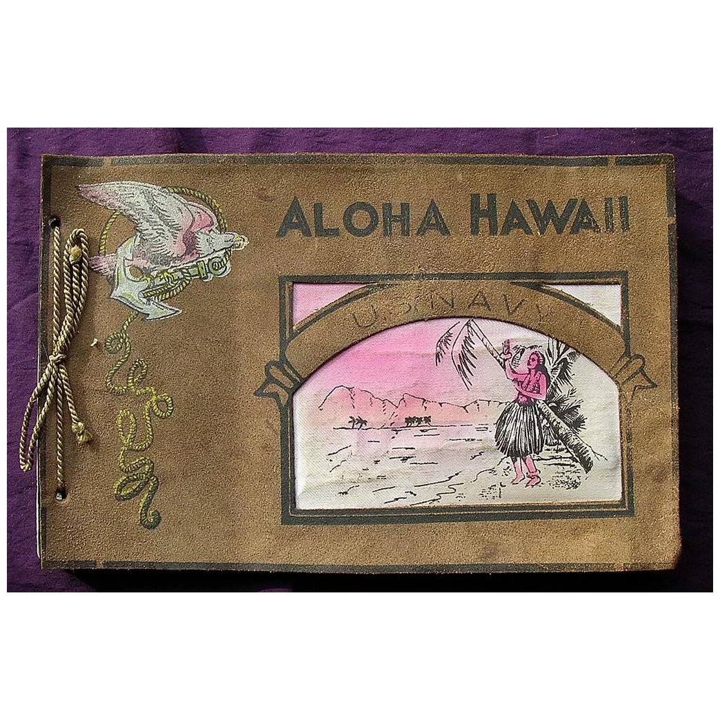1940's US NAVY Photograph Album 'Aloha Hawaii'