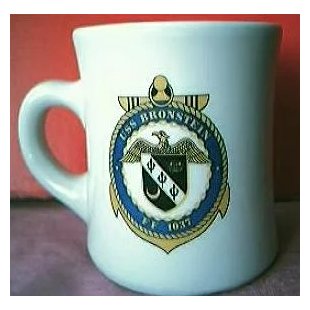 Vintage US NAVY Souvenir U.S.S. Bronstein