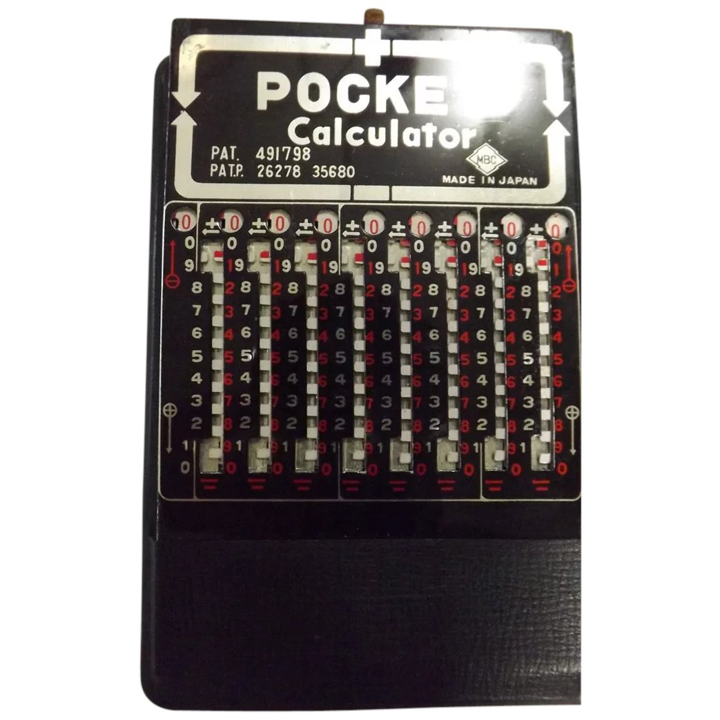 MBC Brand Pocket Calculator - Japan Circa 1960