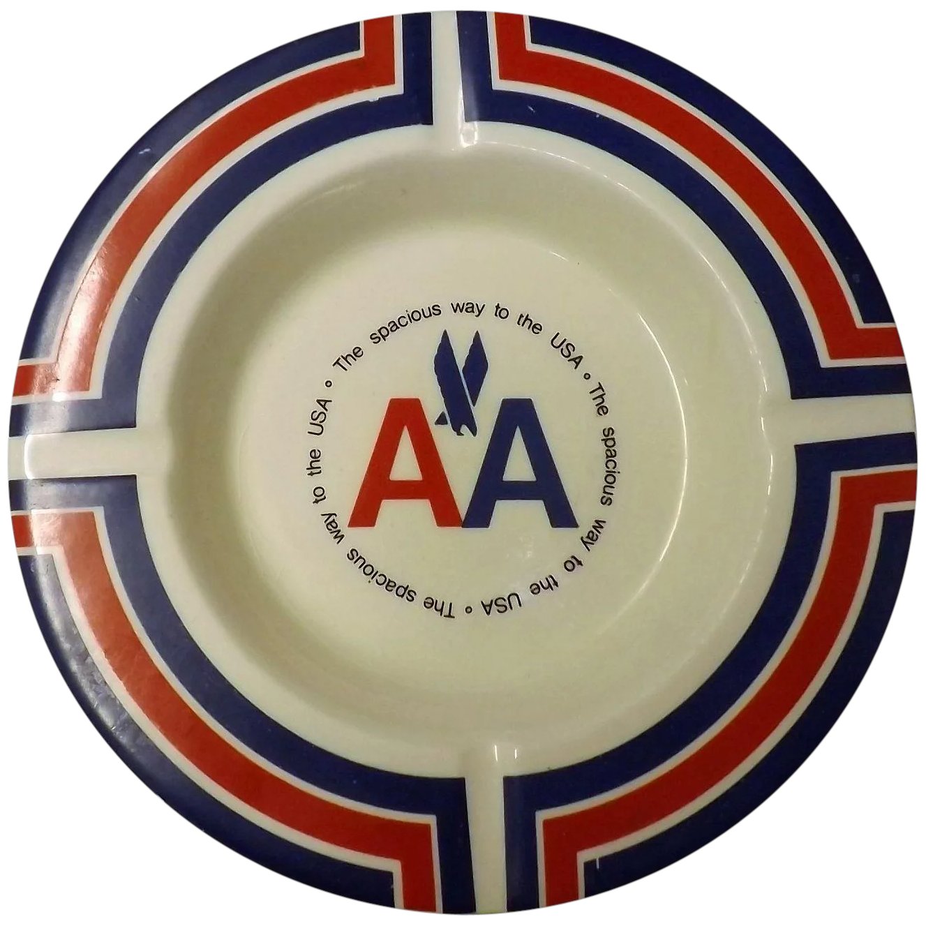 American Airlines Advertising Ashtray - Circa 1970's