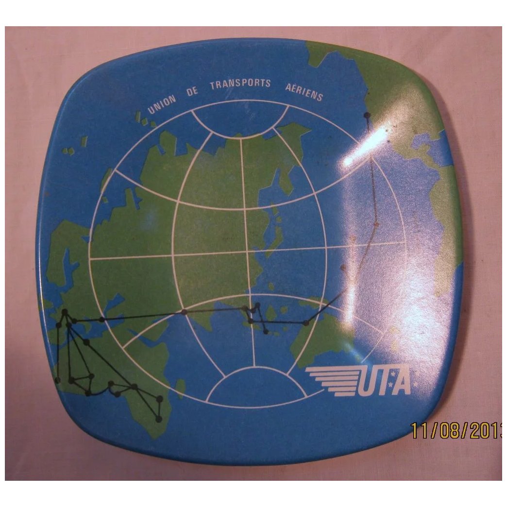 UTA Airlines Promotional Ashtray - Circa 1970
