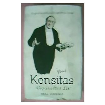 Vintage Kensitas Cigarette Packet