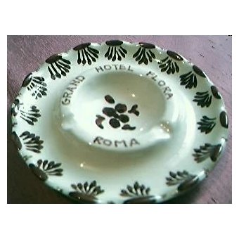 Grand Hotel Flora Rome Advertising Ashtray