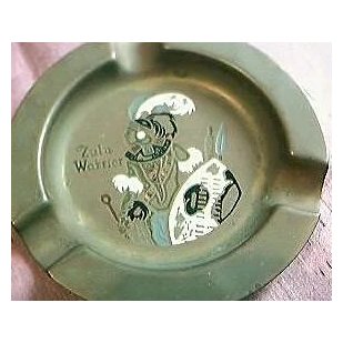 Zulu Warrior Souvenir Ashtray