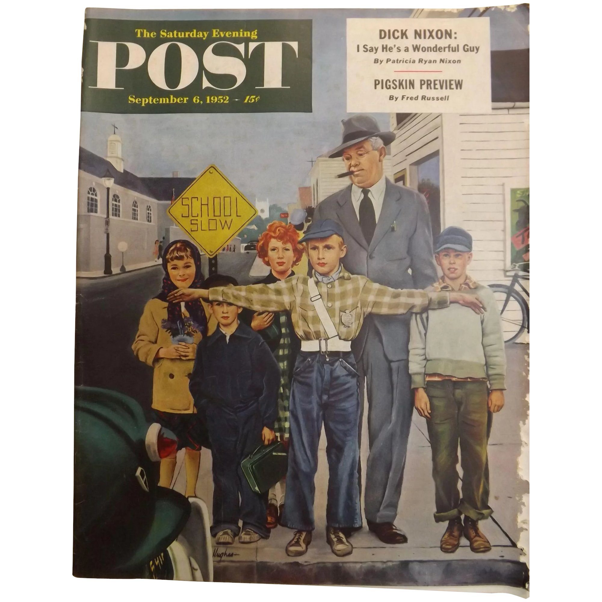 Saturday Evening Post Magazine - Sept. 6 1952 - Norman Rockwell Cover