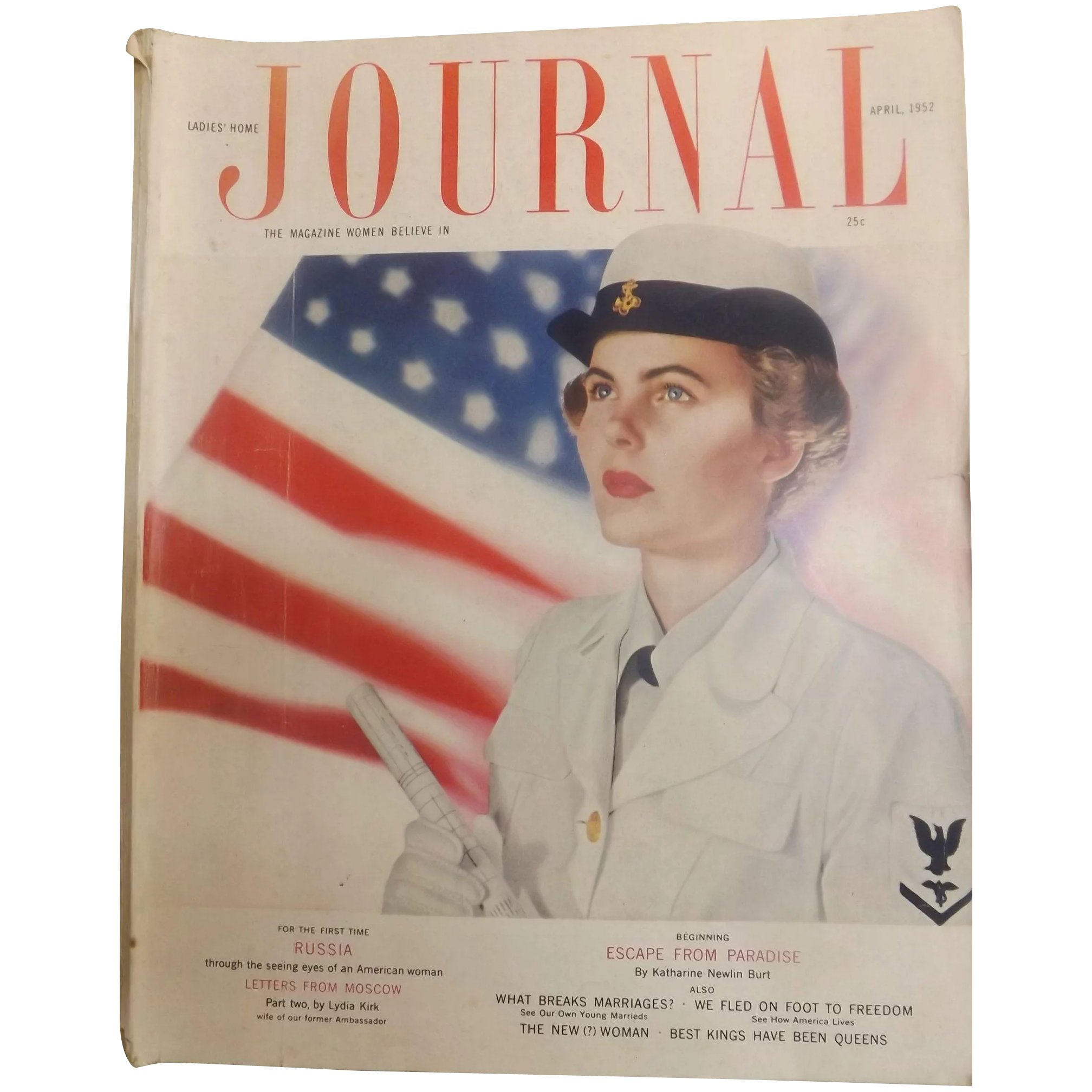 Ladies Home Journal Magazine - April 1952 USA