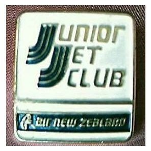 Vintage Air New Zealand Junior Jet Club Advertising Badge