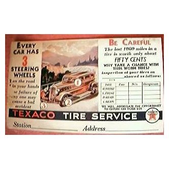 Vintage 1935 TEXACO Post Card