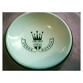 Coope Ind Hotels Advertising Ashtray