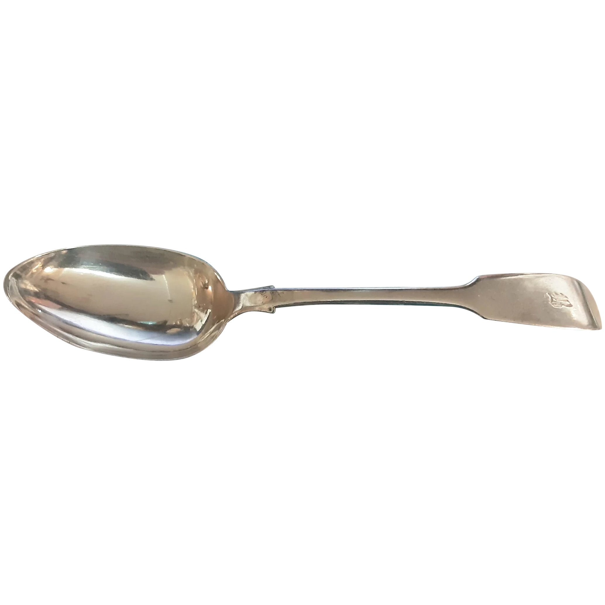 George II Sterling Silver Serving Spoon - 1756