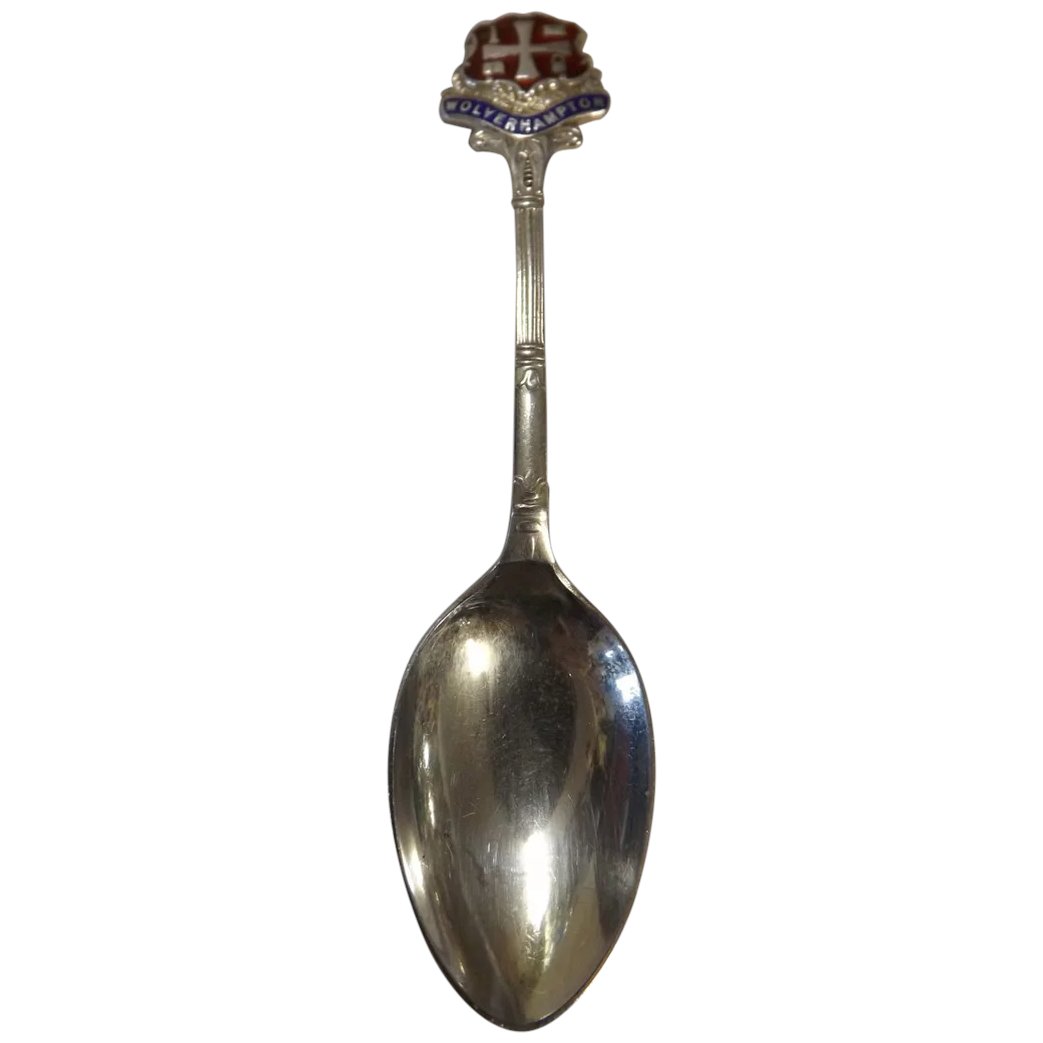 1937 Wolverhampton Silver Souvenir Teaspoon